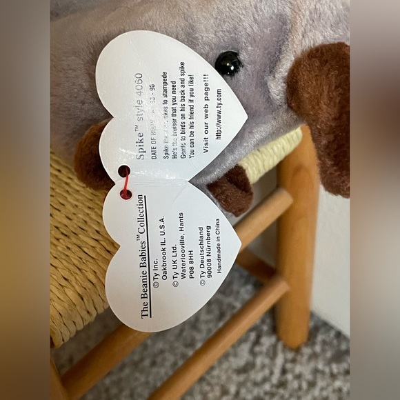 Ty Beanie Babies Spike The Rhinoceros - Picture 12 of 12